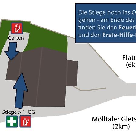 Gletscher Appartements Флаттах Экстерьер фото
